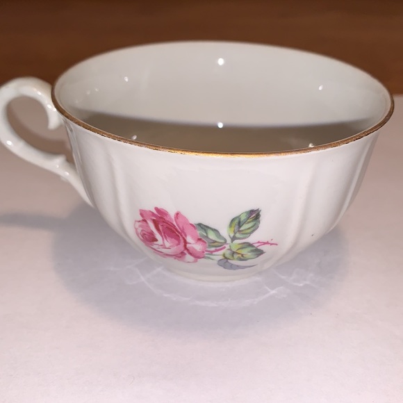 Bohemian China Teacup & Saucers - Picture 6 of 11